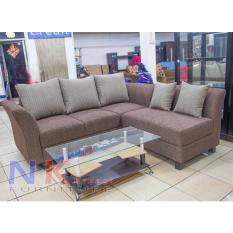 Sofa Kursi Tamu L Minimalis, sofa sudut + Meja - JABODETABEK ONLY.