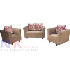 Sofa kursi Tamu Minimalis 211, minimalis mewah + Meja - JABODETABEK ONLY.