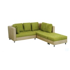 Sofa Minimalis Sudut Tulip Tanpa Meja