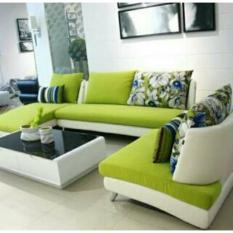 sofa minimalis terbaru warna hijau