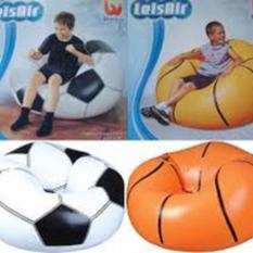 SOFA TIUP BALON BESAR JUMBO BESTWAY KARAKTER MOTIF SEPAK BOLA BASKET R