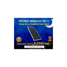Solar Cell / Panel Surya / Mono Solar Panel 100Wp (Watt Peak) PROMO