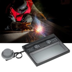 Solar Energy Auto Menjadi Gelap Welding Masker Helm Welder Cap Lens Filter Otomatis Shade Masker Kacamata Lensa untuk TIG MIG MAG MMA Solder Cap dengan Adjustable Sensitivitas Waktu Tunda-Intl