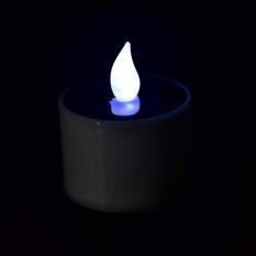Tenaga Surya Daya LED Lilin Tidak Bergerak Lampu Teh Listrik Lampu Lilin untuk Kolam-Internasional