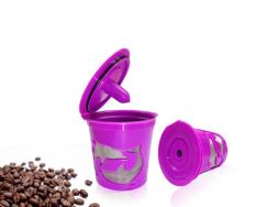 Sougou Keurig K Cup Saringan Yang Bisa Dipakai Kembali Cup untuk Keurig 2.0 dan 1.0 Brewers-ungu
