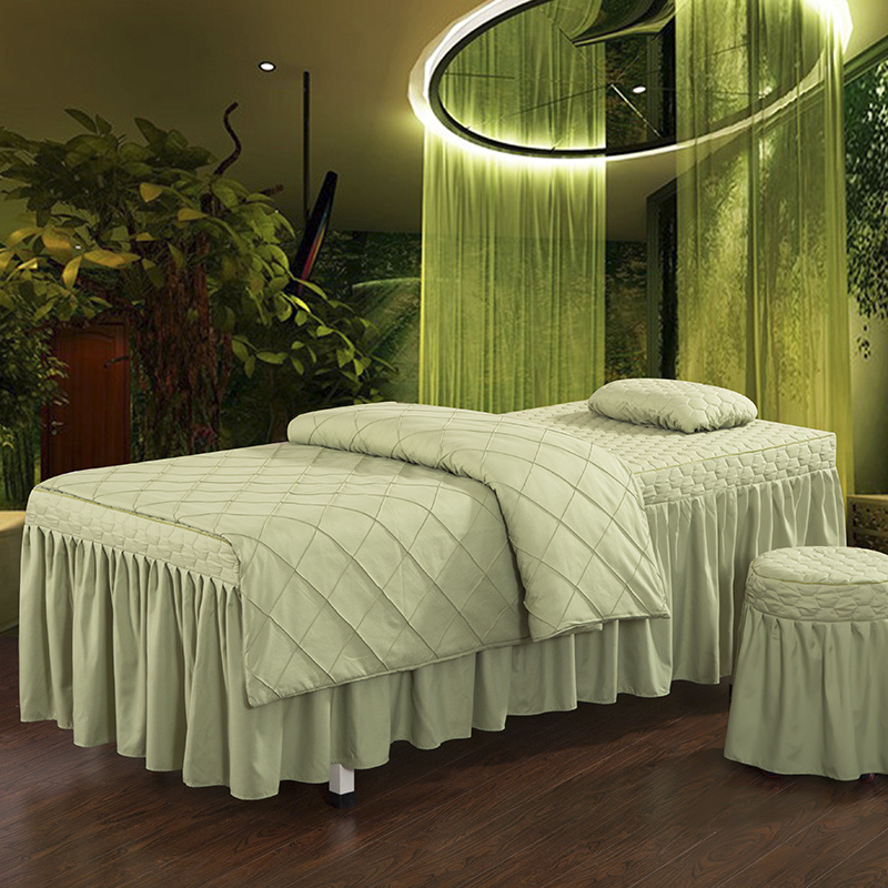 Pang mengirim salon kecantikan sprei 4Pcs/Set spa Tubuh Cantik pijat pijat fisioterapi Bed cover set model Eropa minimalis 4Pcs/Set