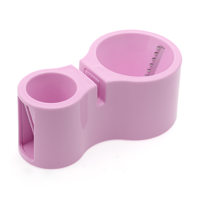 Spiral Pemotong Sayuran Slicer Sharpener-Pink