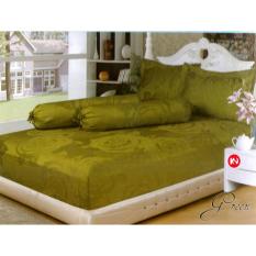 Sprei 100⎕Otton Organic Merk Emily Ukuran 180X200 B4 - Green