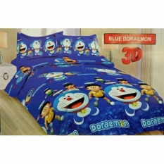 Sprei Bonita Uk. 180 x 200 Motif Blue Doraemon