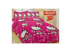 SPREI FATA HELLO KITTY BATIK PINK