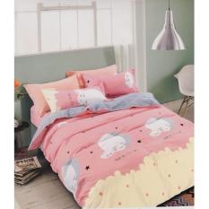 Sprei Katun Jepang Motif Dream Big Little One Uk 120x200x30 Single SIze