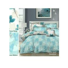 Sprei Katun Lokal Motif Latulip Blue 180x200