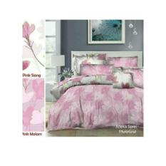 Sprei Katun Lokal Motif Latulip Pink 180x200