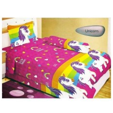 Isthana Collection Sprei Lady Rose 120x200 Unicorn Untuk Kasur No. 3)