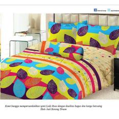 Isthana Collection Sprei Lady Rose 180x200 Sweet Lover (Ukuran Kasur No. 1)
