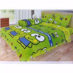 Sprei Lady Rose No.1 180 x 200 (king size) motif Keroppi
