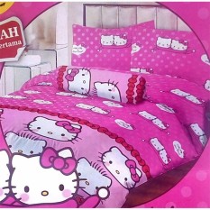 Sprei Lady Rose No.1 180 x 200 (king size) motif Kitty & Daniel Pink