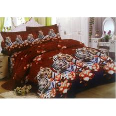 sprei murah Bedcover Lady Rose Disperse 180 - Harimau Putih