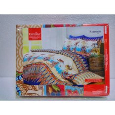Sprei Super Lembut Motif Batik Modern Merk Carmina - ASMORO Uk. 180x200 CM