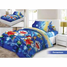 Sprei Vito Disperse Plat Bantal 2 Doraemon 2