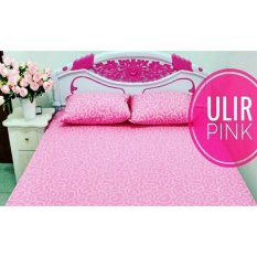 sprei waterproof LATOPEE - Jaxine anti air (sprei only)-ulir Merah Muda