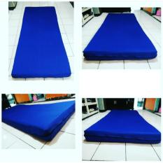 Sprei Waterproof Resleting Biru BCA