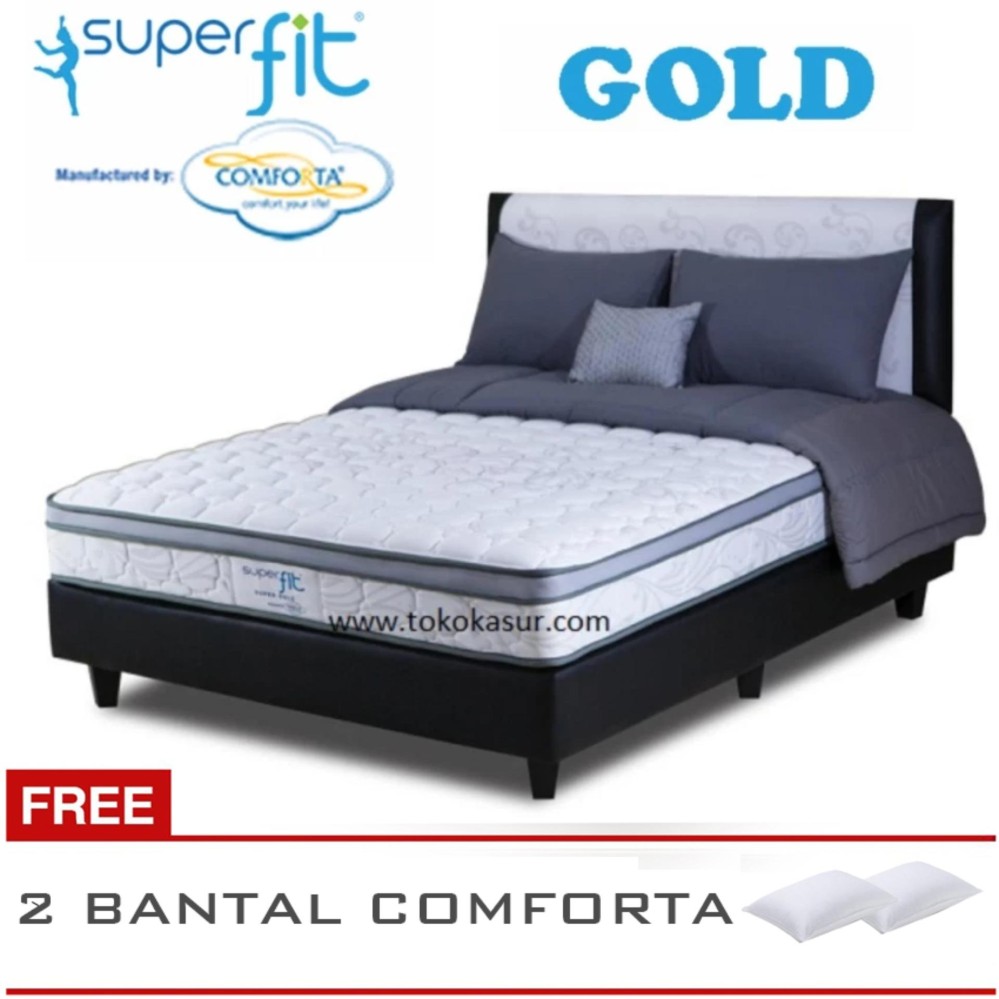 Spring Bed Comforta Super Fit Gold Uk.180x200 Komplit Set