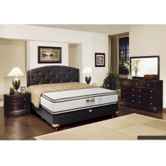 springbed cassola double pillow top 100x200 full set (jakarta dan tangerang)