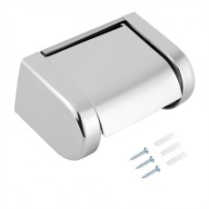 Stainless Steel Roll Paper Holder Rack Bracket Dinding Handuk Kamar Mandi Toilet-Intl