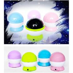 Star Moon Lamp Bulat Lampu Kamar Tidur Hias Projector Putar Proyektor Night Lamp Bulan Tintang - Lampu Tidur Murah Lampu Kamar Tidur Lampu Tidur Lampu Tidur Proyeksi Bulan Bintang Lampu Unik - Mix Colour