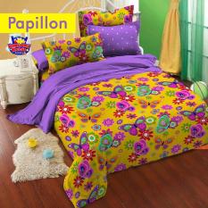 Star sprei papillon kuning 180x200