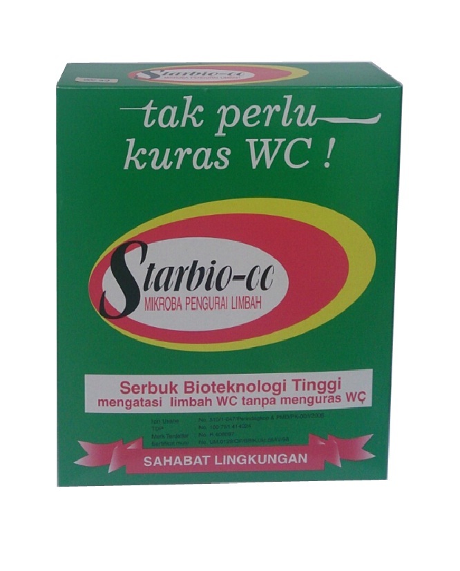 Starbio-CC Microba Pengurai Limbah 1 Kg / Tidak Perlu Kuras WC