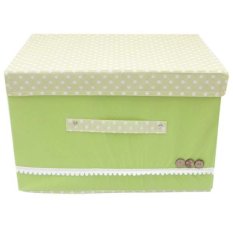 StarHome Rak Kain Storage Box - Kotak Keranjang Baju Besar V1 - Hijau