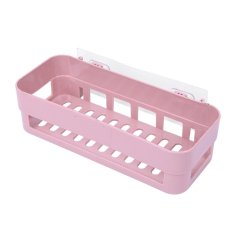Stick Tipe Kamar Mandi Dapur Wall Mounted Rak Penyimpanan (Pink)-Intl