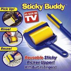 Sticky Buddy Alat Pembersih Bulu dan Debu 2 in 1 Besar dan Kecil