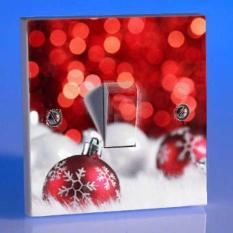 Stiker Tombol Cetekan Lampu Saklar Stop Kontak Motif Natal Christmast