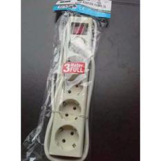 Stop Kontak colokan 5 Lubang + Saklar + Kabel 3m / Meter kualitas terbaik kabel dan kawat yang tebal anti meleleh