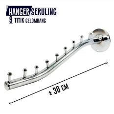 Sumber Plastik - Hanger Seruling gantungan baju hanger suling gelombang titik 9 KW 01