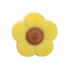 Bunga Matahari Bentuk Lucu Earring Lingkaran Beludru Hadiah Kotak Perhiasan Kalung Casing Kuning-Internasional