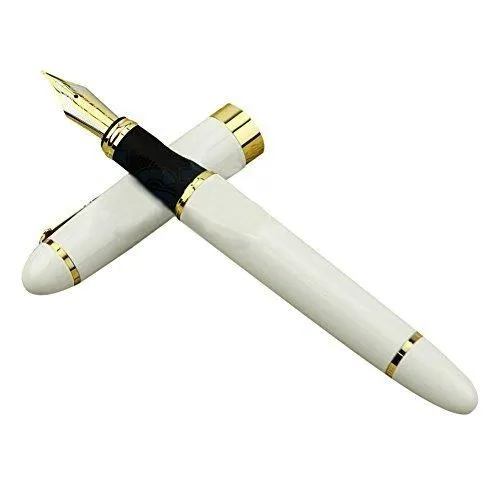 Harga sunnyshopnew mewah jinhao x450 putih medium mata pena air mancur pulpen | HARGALOKA.COM