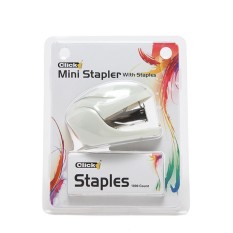 Sunnyshopwhite Tot Stapler dengan Penghilang Pokok Dikemas dengan 1000 Staples Standar-Internasional