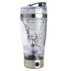 Sunyoo-praktis Smart Silver Pencampur Kopi Cangkir Pencampur Pengocok Mikser Vorteks Botol Otomatis