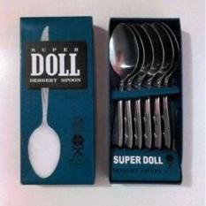 SUPER DOLL Sendok Makan, superdoll Stainless Steel - 6 Pc