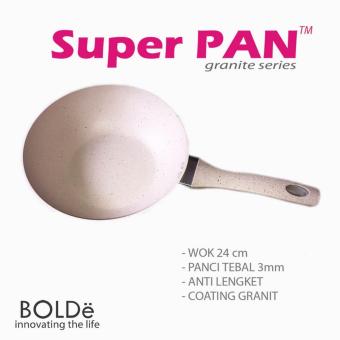 Super PAN BOLDe, Granite series 24 cm WOK / Wajan