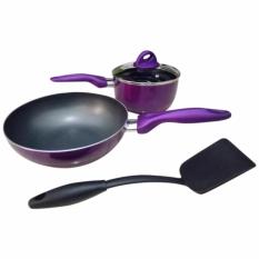 Supra Rosemary Wajan panci saucepan Set 4 pcs - Lavender