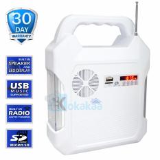 Surya Lampu Emergency SPS L3 Multifungsi 20 SMD Rechargeable Speaker, Radio, Power Bank Charger, USB Music, Micro SD Card