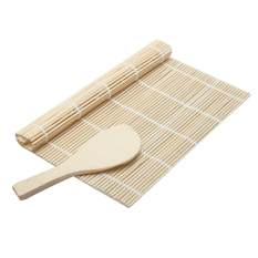 Sushi gulung tikar bambu roller bahan pembuat beras dayung dan dibetulkan