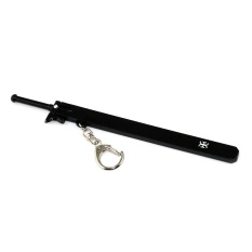 Sword Art Online SAO Kirigaya Kazuto Kirito Yuki Asuna Keychain Gantungan Kunci (Hitam)-Intl
