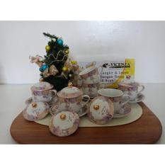 Tea Set - Cangkir Dan Lepek - Cup & Saucer Y85 Vicenza - Zxmnip