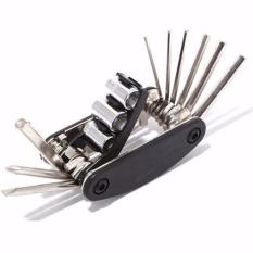Teiton Multifunctional 15 in 1 EDC Repair Tool Alat Serbaguna Anti Karat Stainless Steel Perkakas (Obeng Philip Minus Extension Bar Flat Socket Hex Wrench) Peralatan Teknik Perangkat Reparasi Praktis Lengkap 15in1 Multifungsi Hand Tools Kokoh Awet